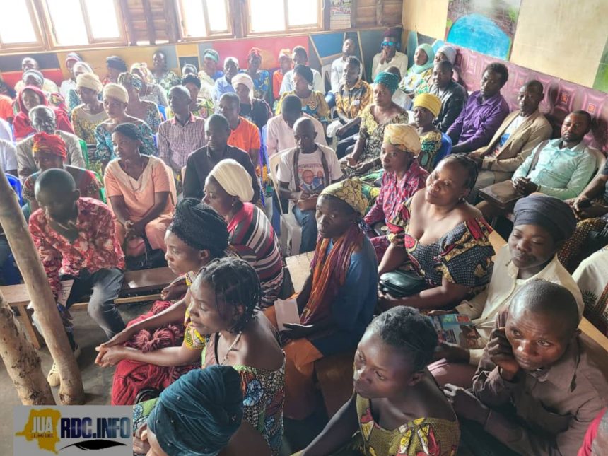 Sud Kivu : droit à l’information et liberté d’expression en faveur des femmes à Idjwi ,KJN s’en mêle pour un changement de comportement