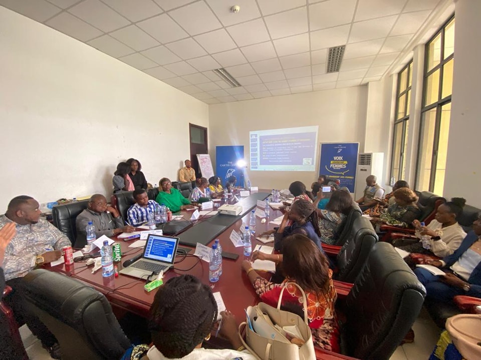 Kinshasa : Le Centre carter forme 24 membres des ODDF sur le Plaidoyer et l’innovation sociale